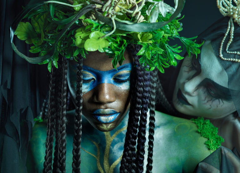 Plant Crown And Fantasy With Black Woman And Quee 2025 04 06 10 59 56 Utc 768x556
