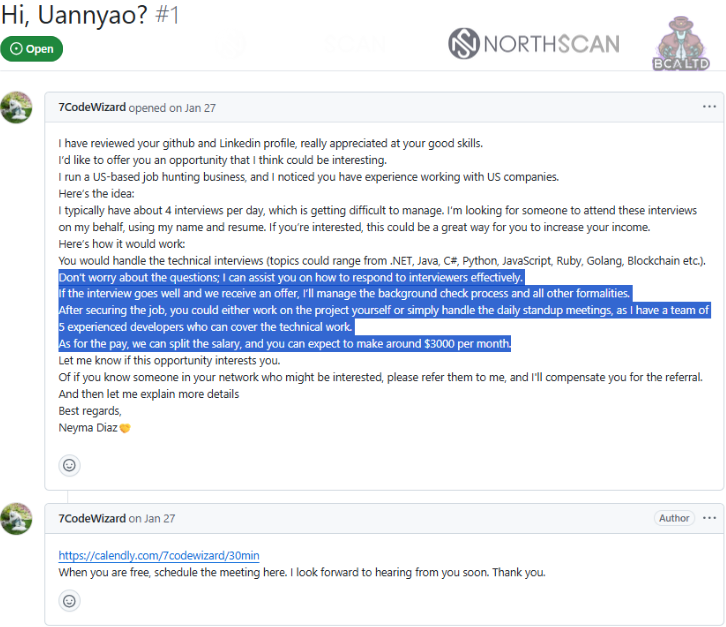 lazarus workers scam email