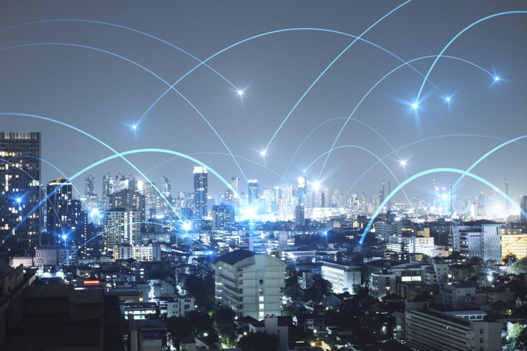 abstract night city wallpaper with digital connect 2026 01 11 08 46 44 utc