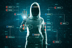 hacker using abstract glowing big data interface 2026 01 11 08 31 20 utc