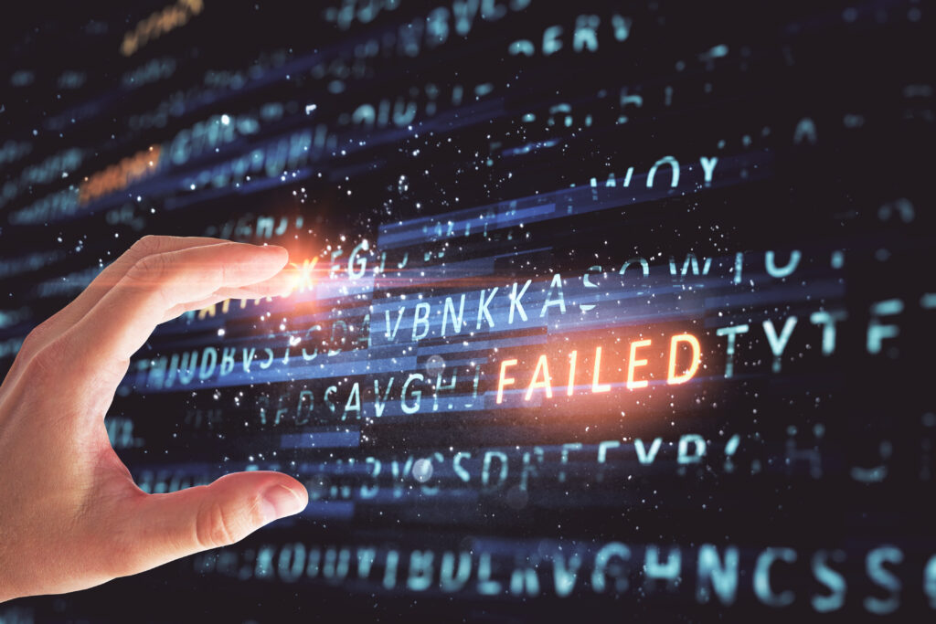 hand with creative hacking background failed atta 2026 01 11 08 46 59 utc