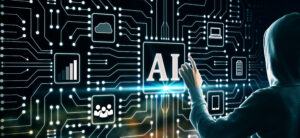 hacker hand using glowing ai circuit interface on 2026 01 11 08 46 35 utc