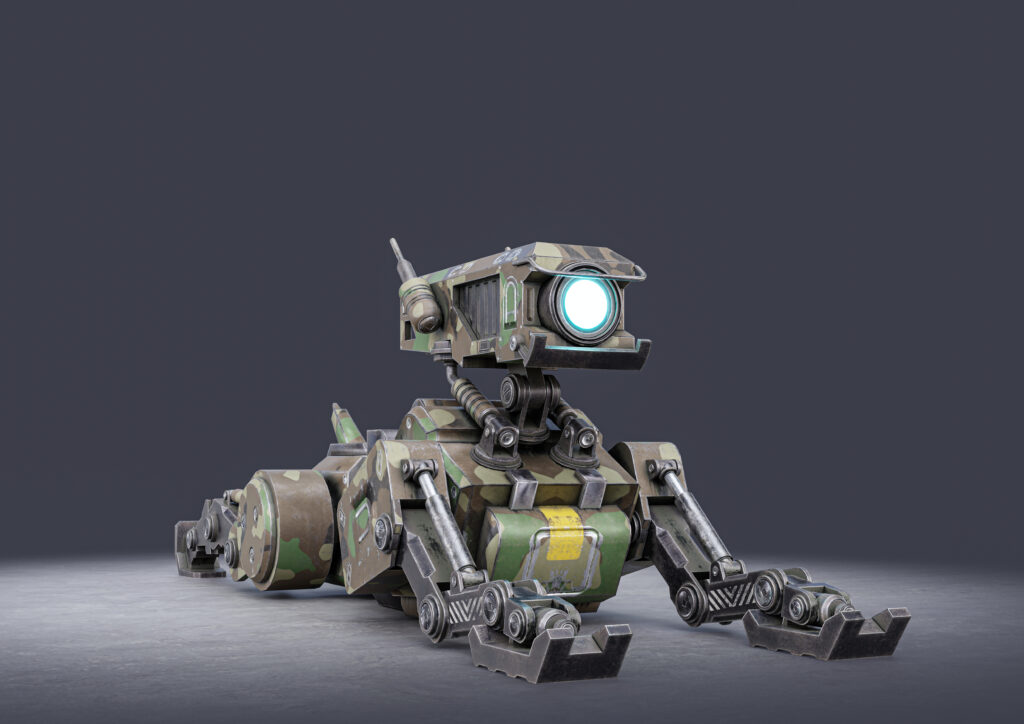 Military and security robotics