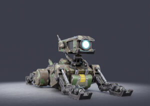 Military and security robotics