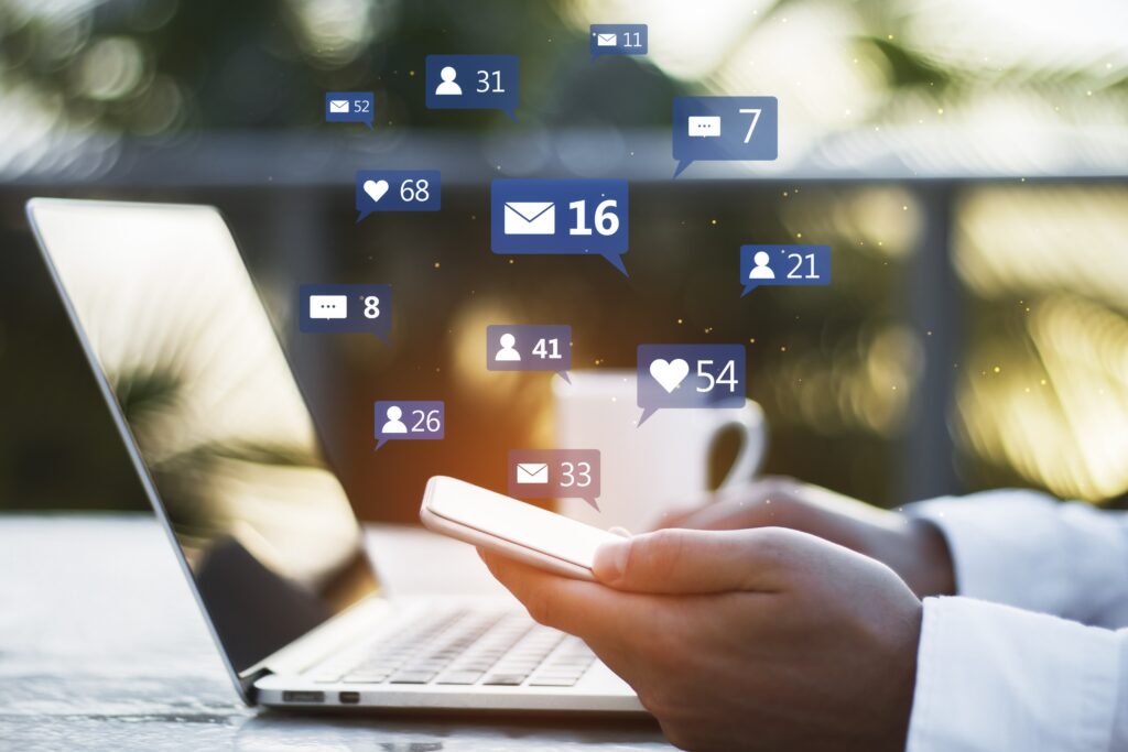 How social media activity changes over time