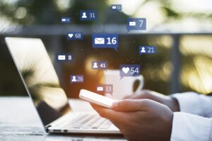 How social media activity changes over time
